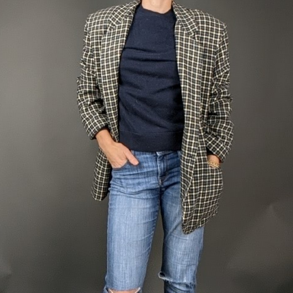 Vintage 90s Tweed Blazer